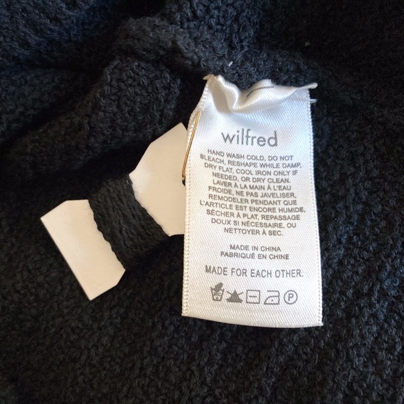 Wilfred Phair knit halter midi dress in BLACK - Picture 8 of 13